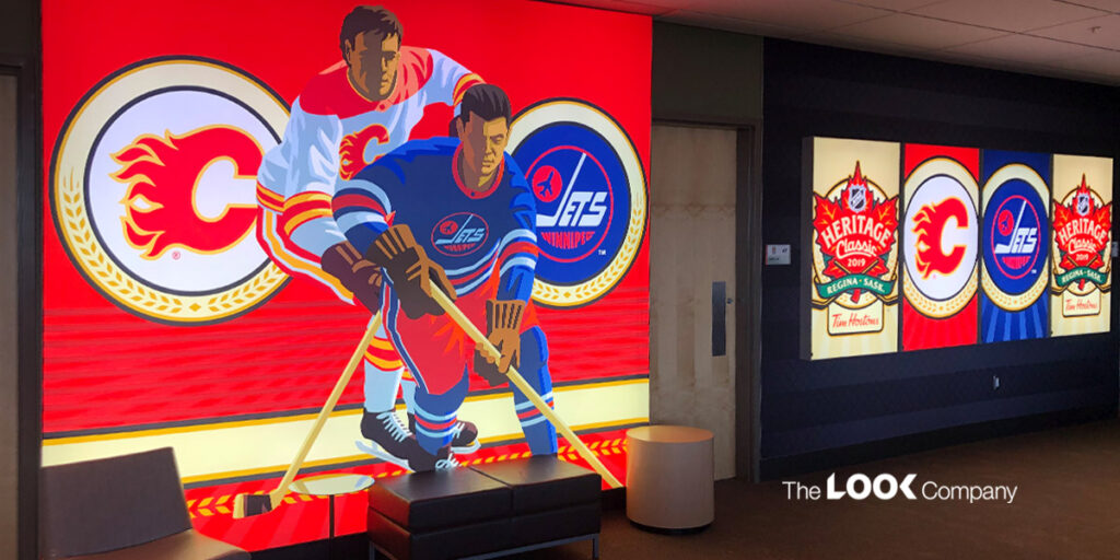 Lightbox displays for sporting events and brand activations.