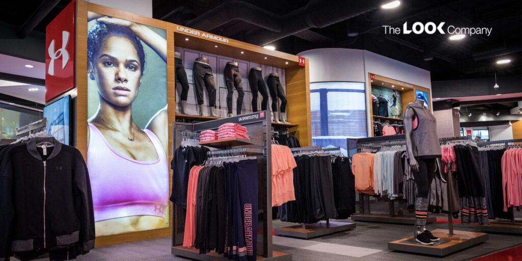 fashion retail solutions found in Under Armor retail environment.