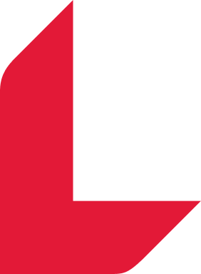Red L-plate.