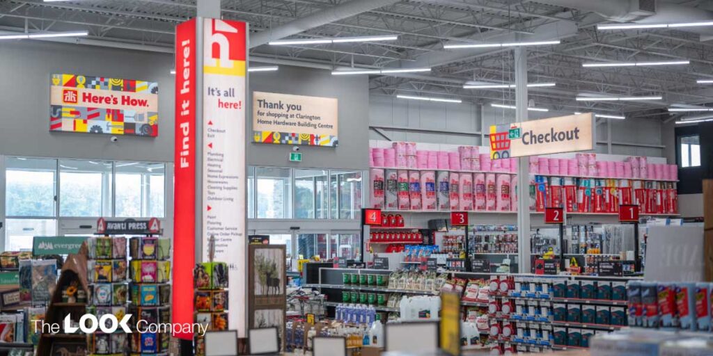 Home Hardware Wayfinding - Color in retail design