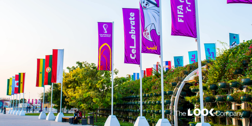 FIFA World Cup 2022 Qatar Flags - Large-scale sporting events