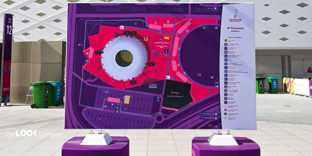 FIFA 2022 Wayfinding - Sports Branding Trends